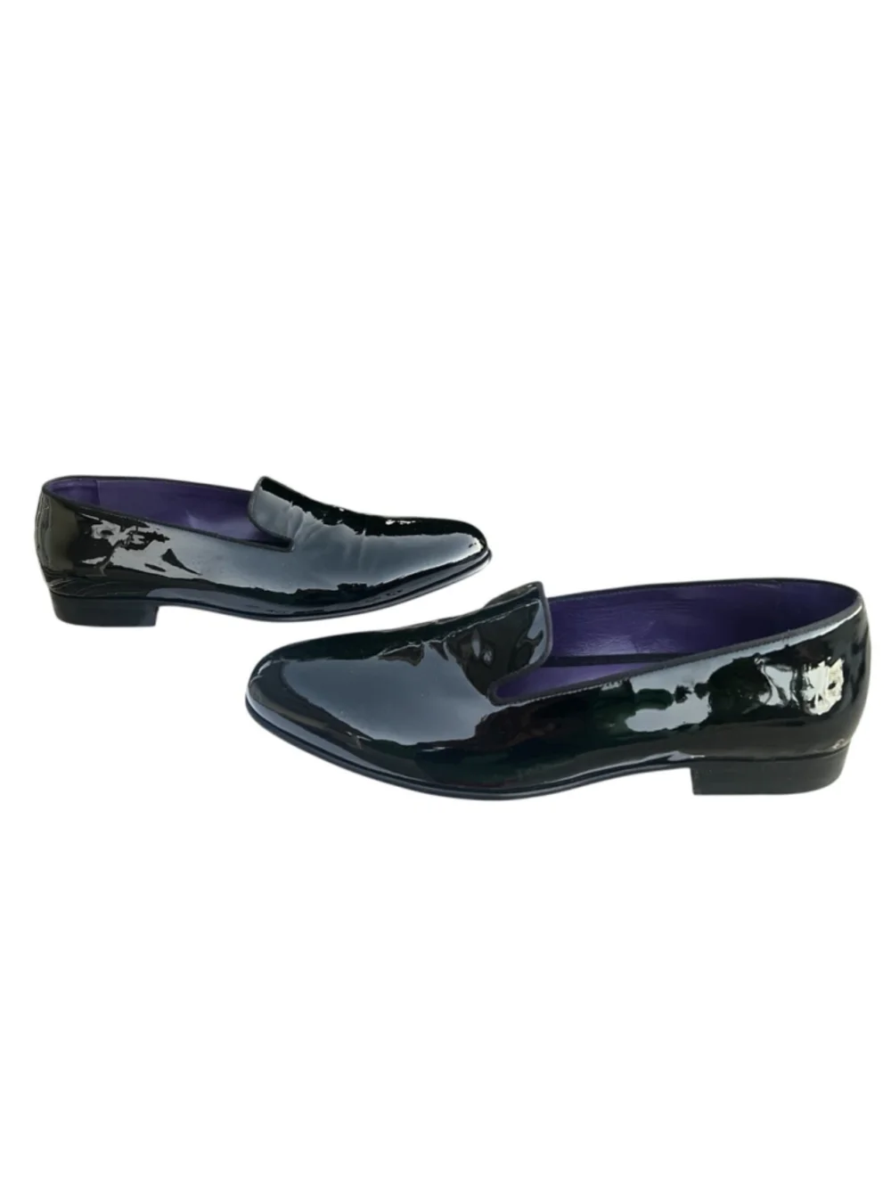 Ralph Lauren Purple Label Alonzo Patent Leather Slipper Loafer Men’s US 9 Italy